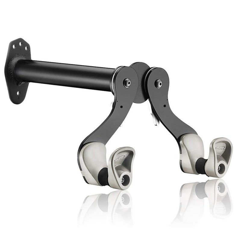 Ibera Horizontal Wall Mount Hanger, Indoor Bicycle Hook Holder Storage Rack for Home or Garage, 45 Degree Adjustable Angle to Keep Bike Level - Image 1